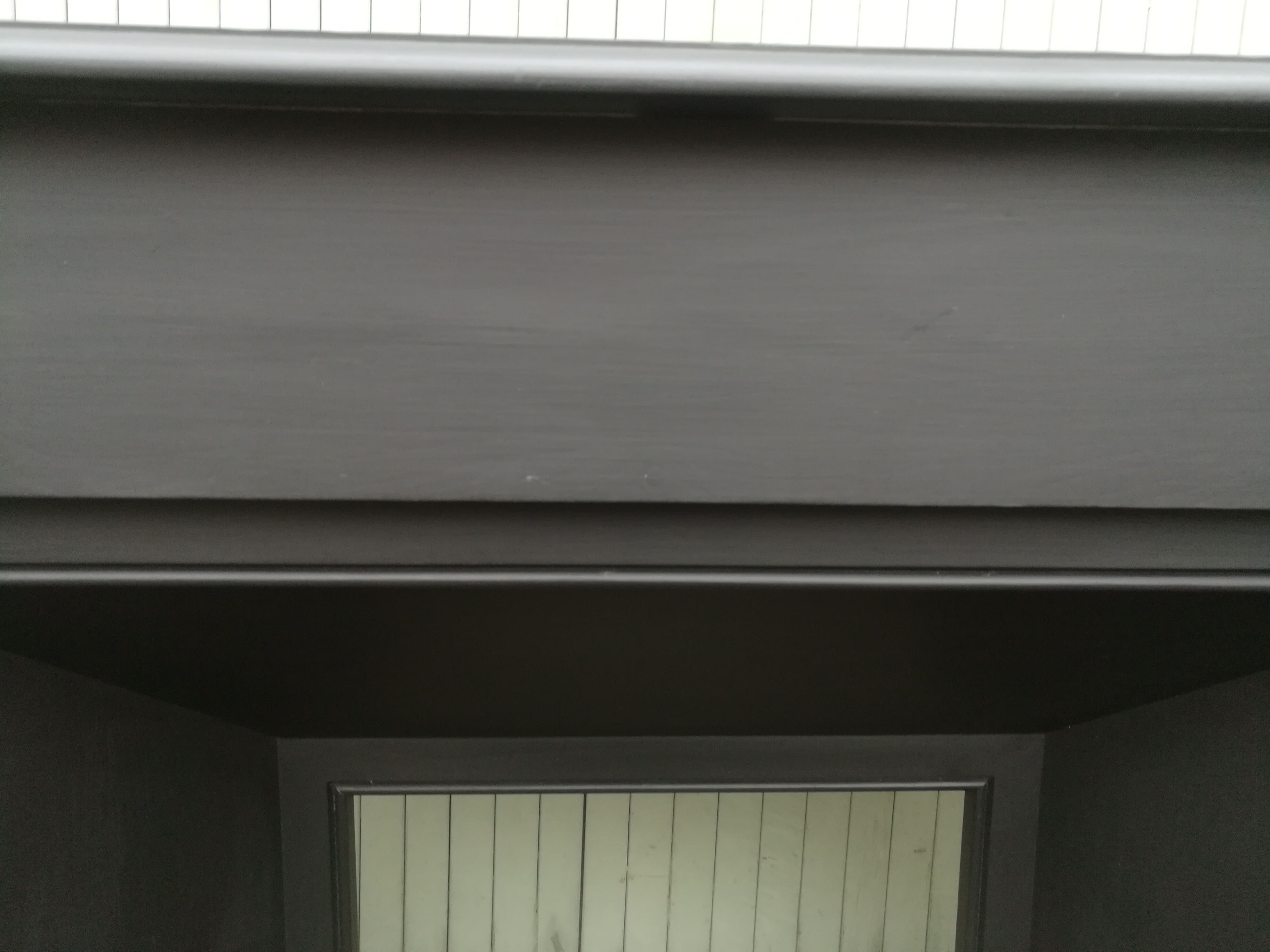 Black patina fireplace coat