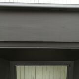 Black patina fireplace coat