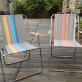 Leroline folding armchairs 70s