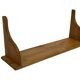 Vintage shelf  in oak wall rack book 1970s wood minimalist design