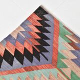 Turkish Nomadic Design Kilim Rug, Oushak Area Rugs 6x8, 170x255 Cm