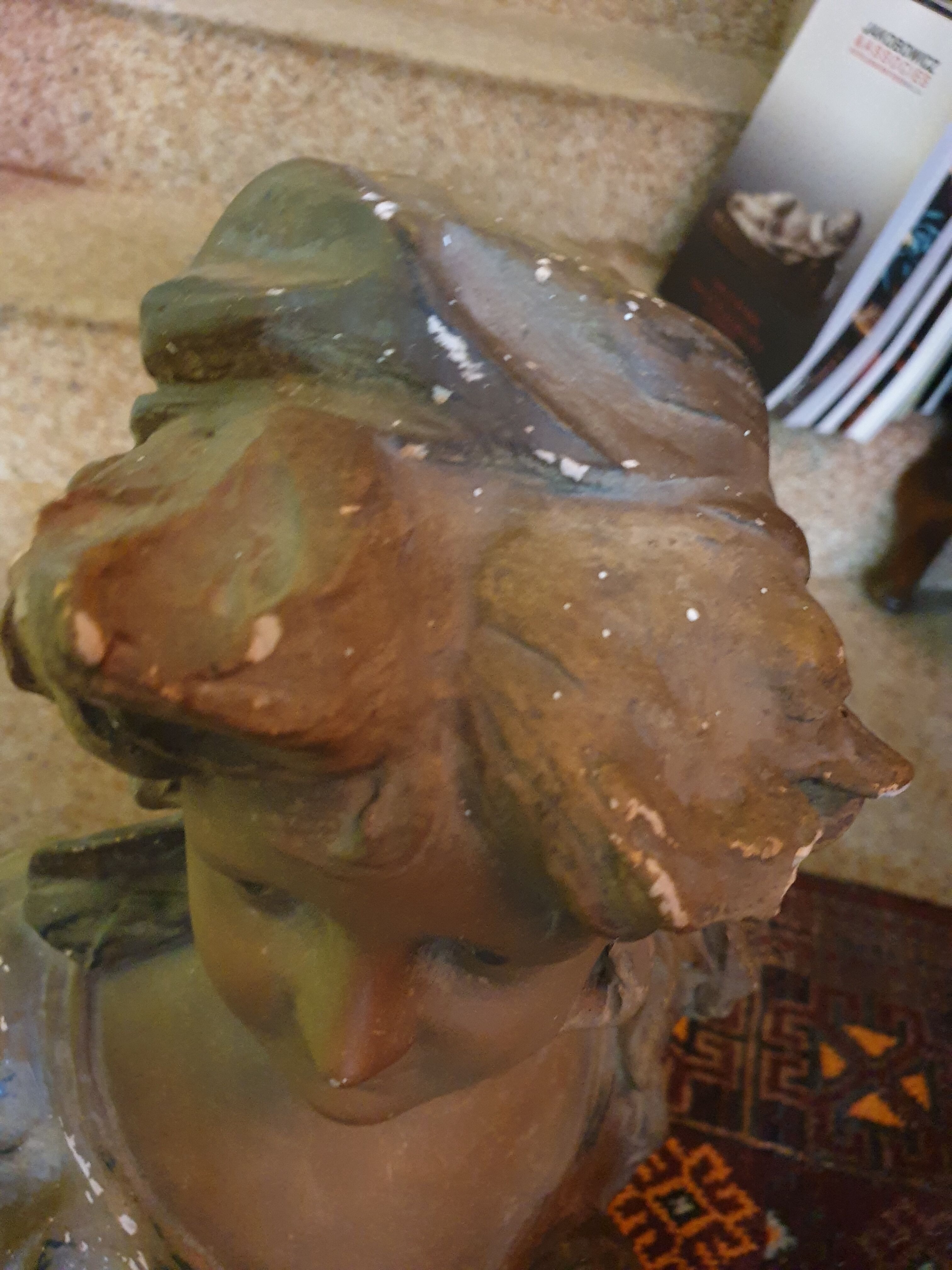 Bust of Marianne plaster