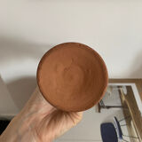 Decorative pot or vase in terracotta clay