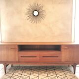 Scandinavian design sideboard in vintage teak