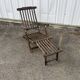 Teak folding steamer deckchair Scan Design - colonial liner style