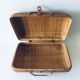 Vintage rattan valisette