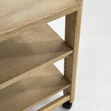Oak Serving Trolley attributed to Guillerme and Chambron