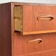 Scandinavian teak chest of drawers from the 1960s.