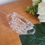 Cut Crystal Bowl with 2 Handles