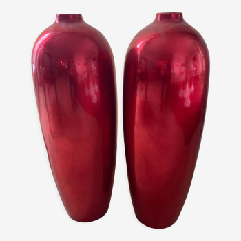 Metal vases