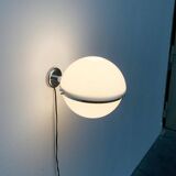 Mid-century Italian space age spherical wall light by Guzzini.