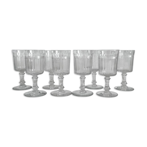 8 verres à vin blanc