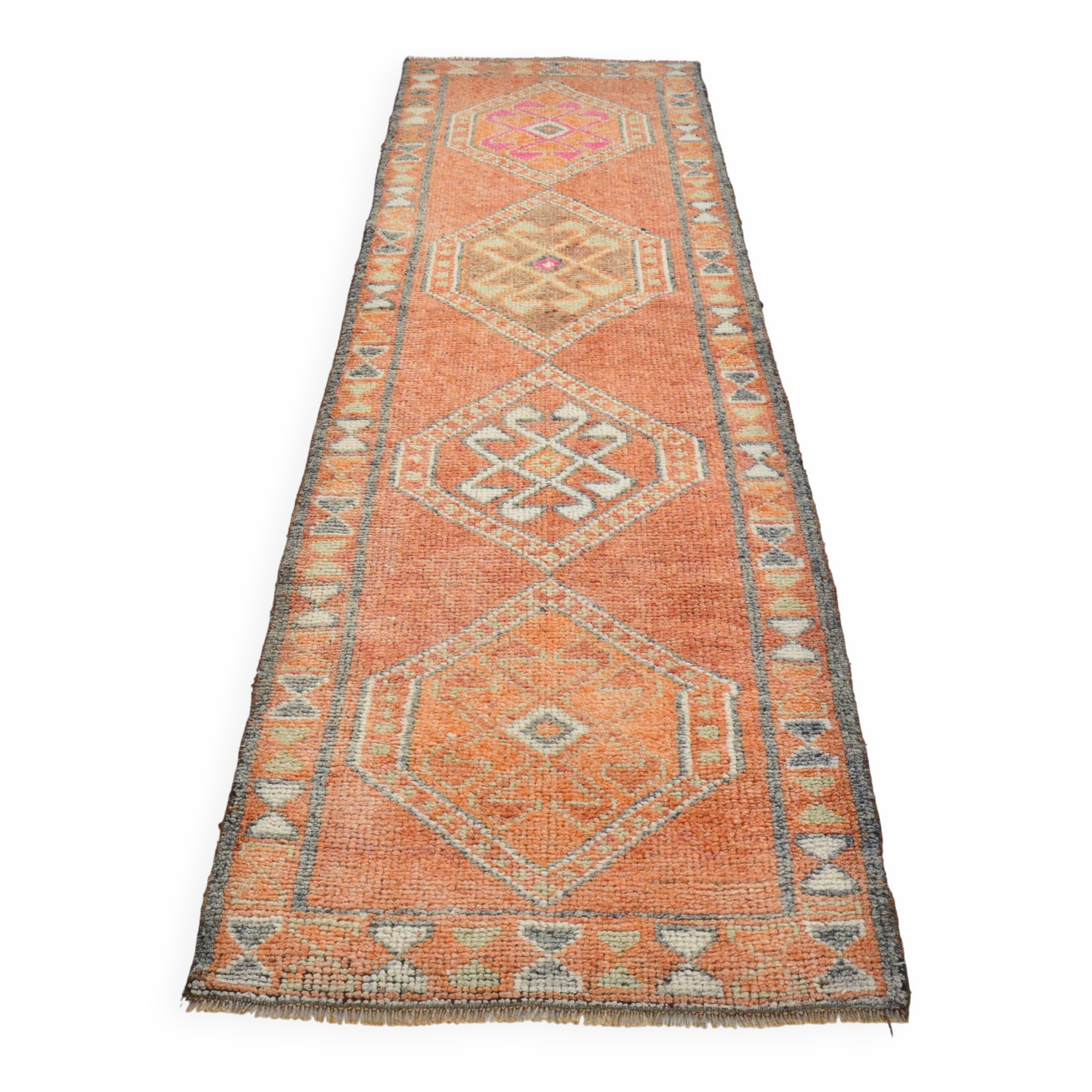 Vintage Oushak RUnner Rug sku 3545