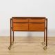 Mid-Century Teak Serving Trolley on Castors, Denmark, 1960s