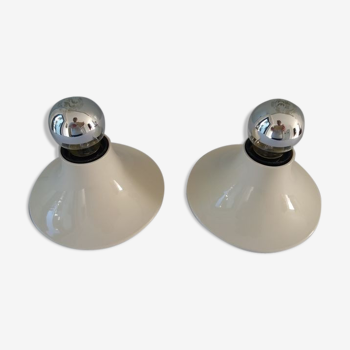 Pair of artemide "Teti" sconce by Vico Magistretti