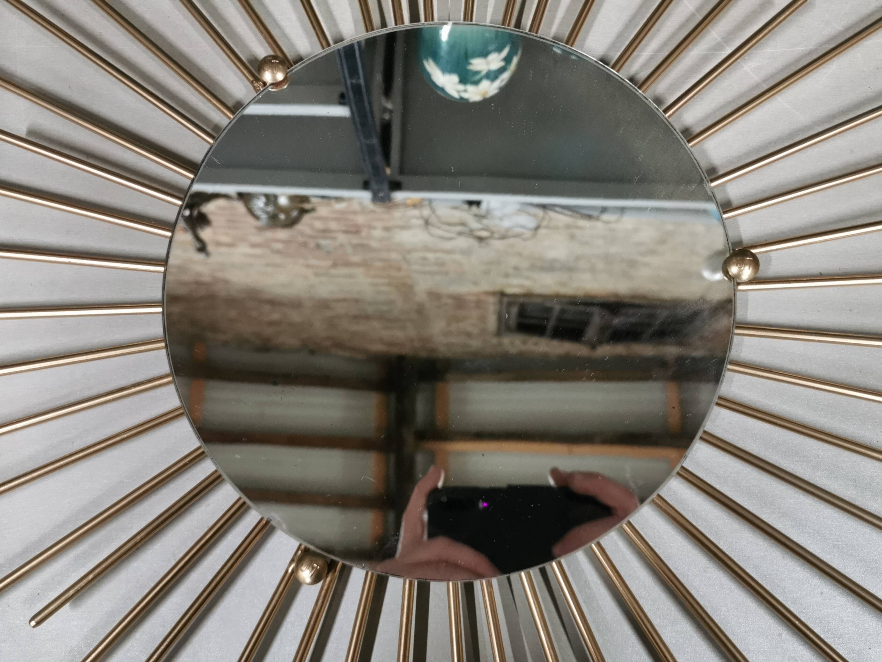 Vintage 50's sun mirror