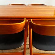 Dining table and its 4 chairs, Denmark, 1960