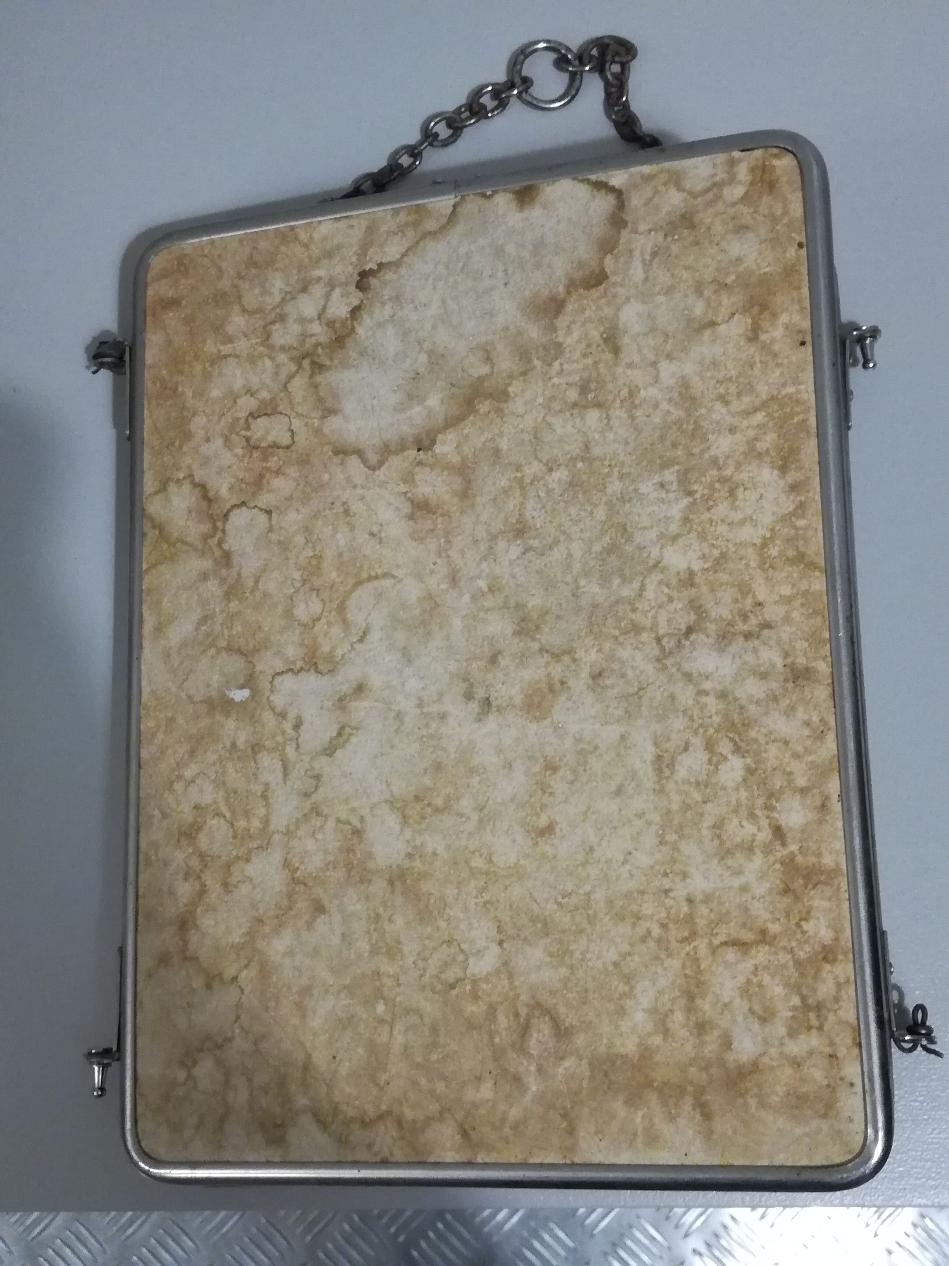 Triptych mirror from the 50's - 60x24cm