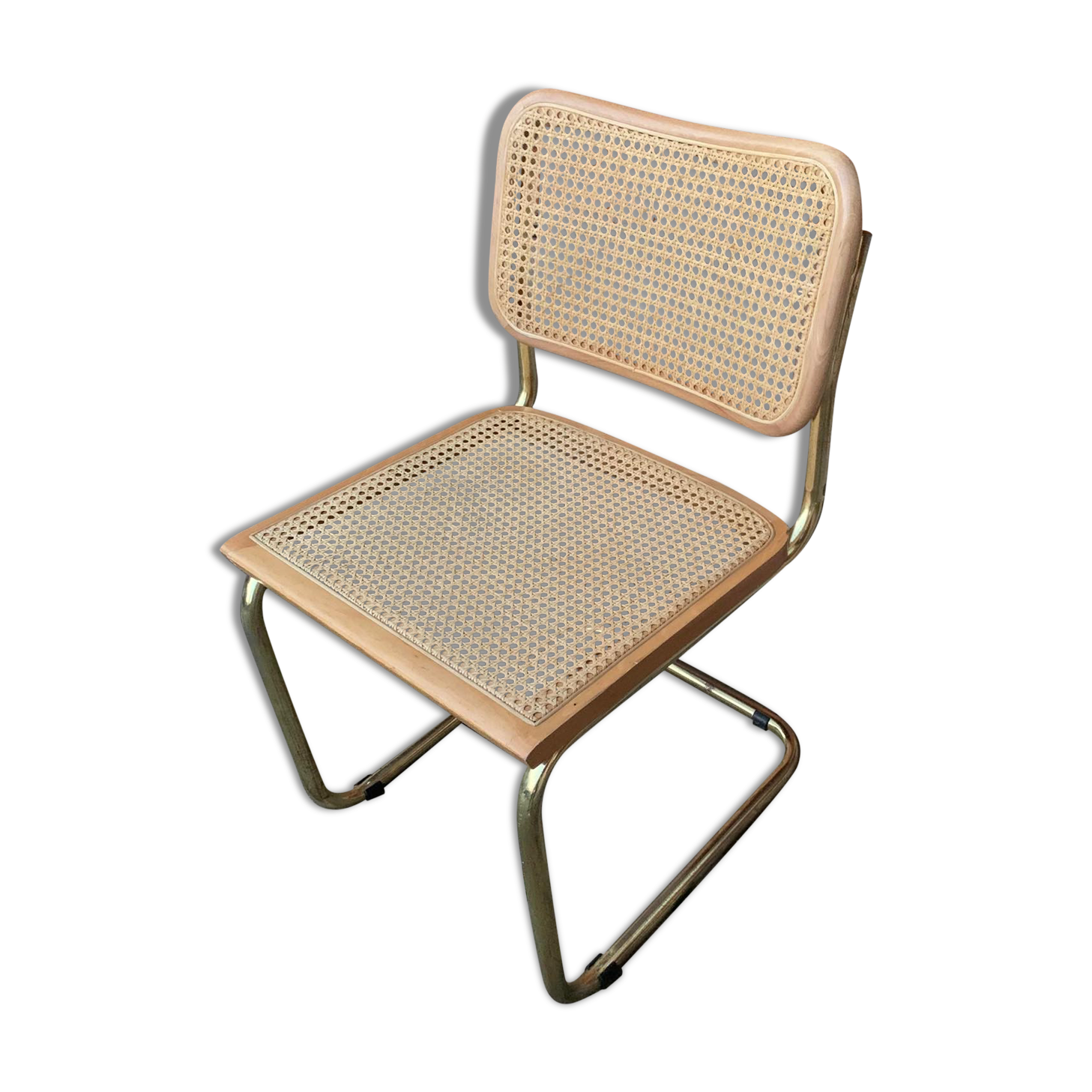 Mid-Century Modern Italian Marcel Breuer B32 Cesca Chair, 70s