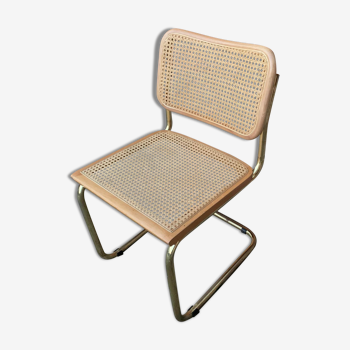 Mid-Century Modern Italian Marcel Breuer B32 Cesca Chair, 70s