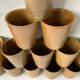 14 vintage sandstone cups