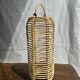Small lantern-shaped rattan suspension H35 D15