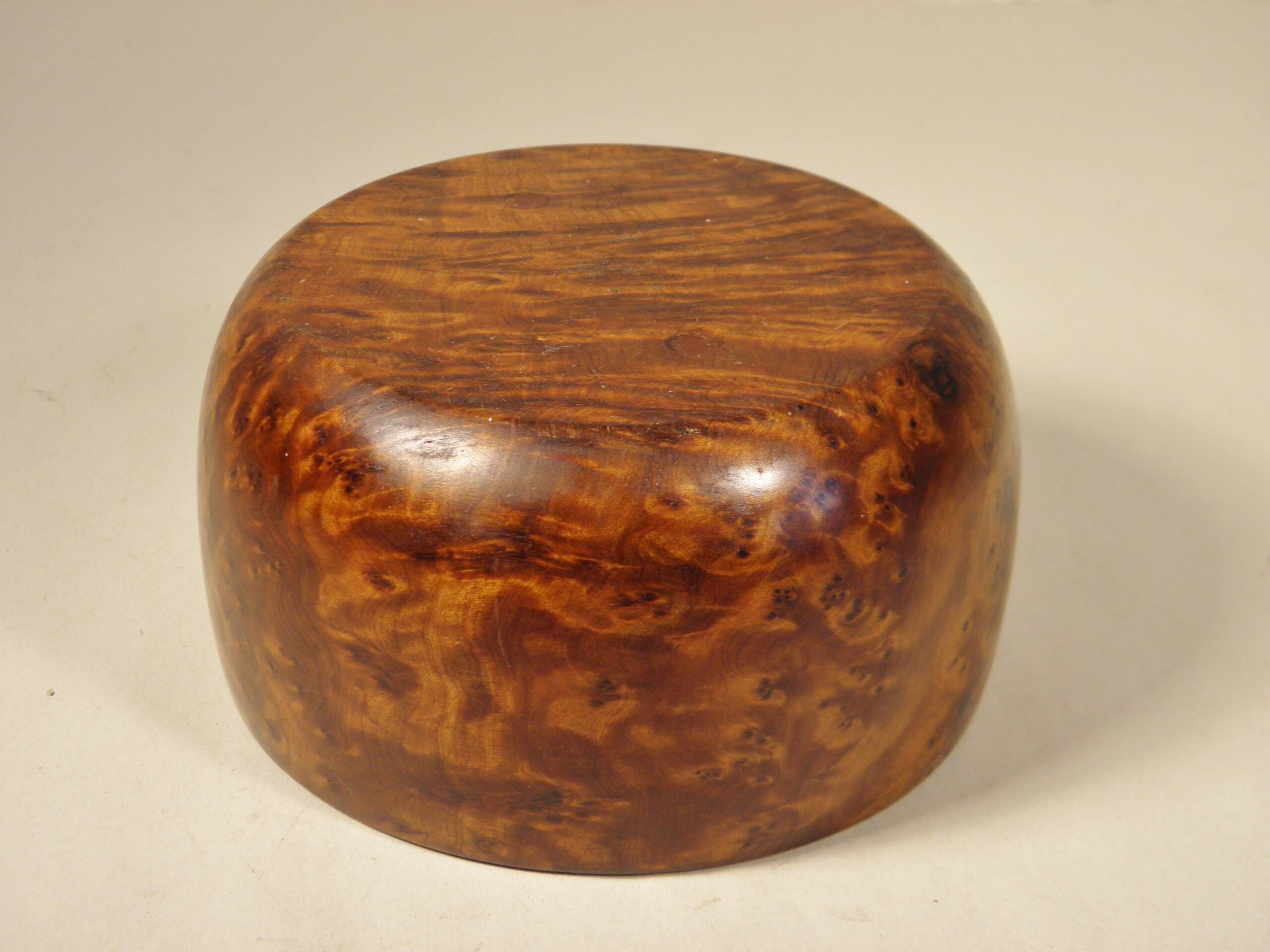 Burl wood storage cup
