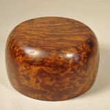 Burl wood storage cup