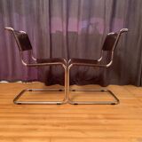 A set of six S33 chairs by Mart Stam, Thonet, Germany, 1960s.