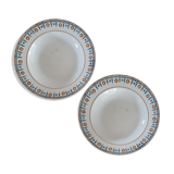2 assiettes creuses Société amandinoise