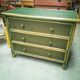 Commode en rotin et cannage