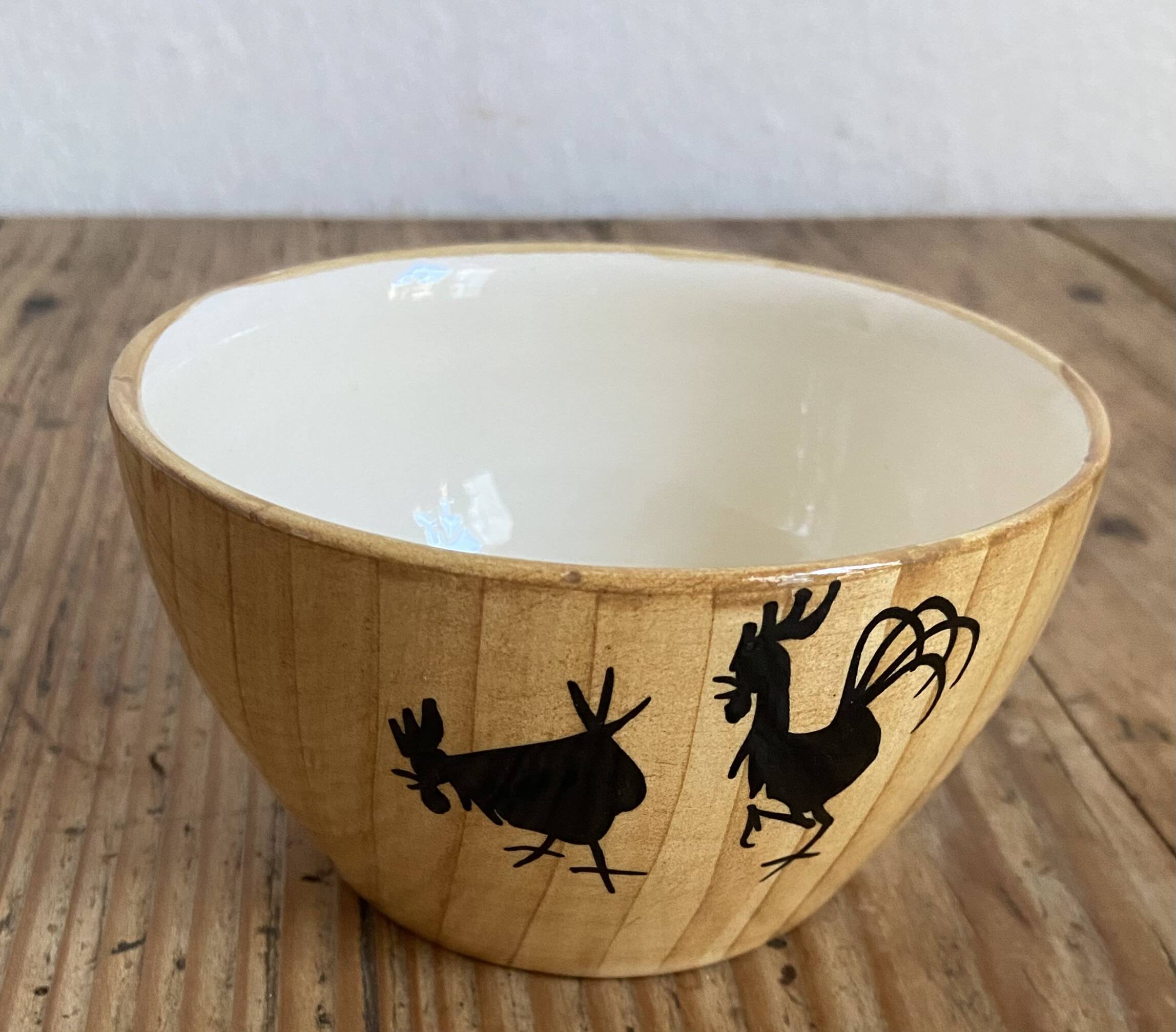 Three ceramic bowls by Grandjean Jourdan from the 1960s.