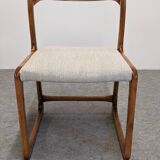 Set of 4 Baumann sled chairs, France circa 1970.