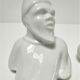 Anthropomorphic porcelain pot signed Baylac late nineteenth early twentieth