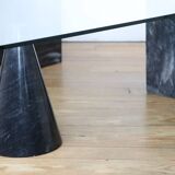 Marble and glass coffee table