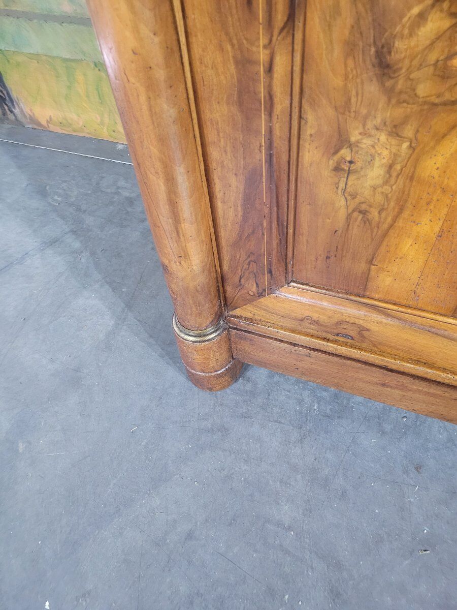 Buffet bas empire en noyer