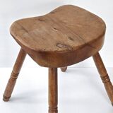 Vintage brutalist stool 1950