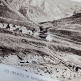 The barns of Moudang, Hautes-Pyrénées, photo printed in 1937.