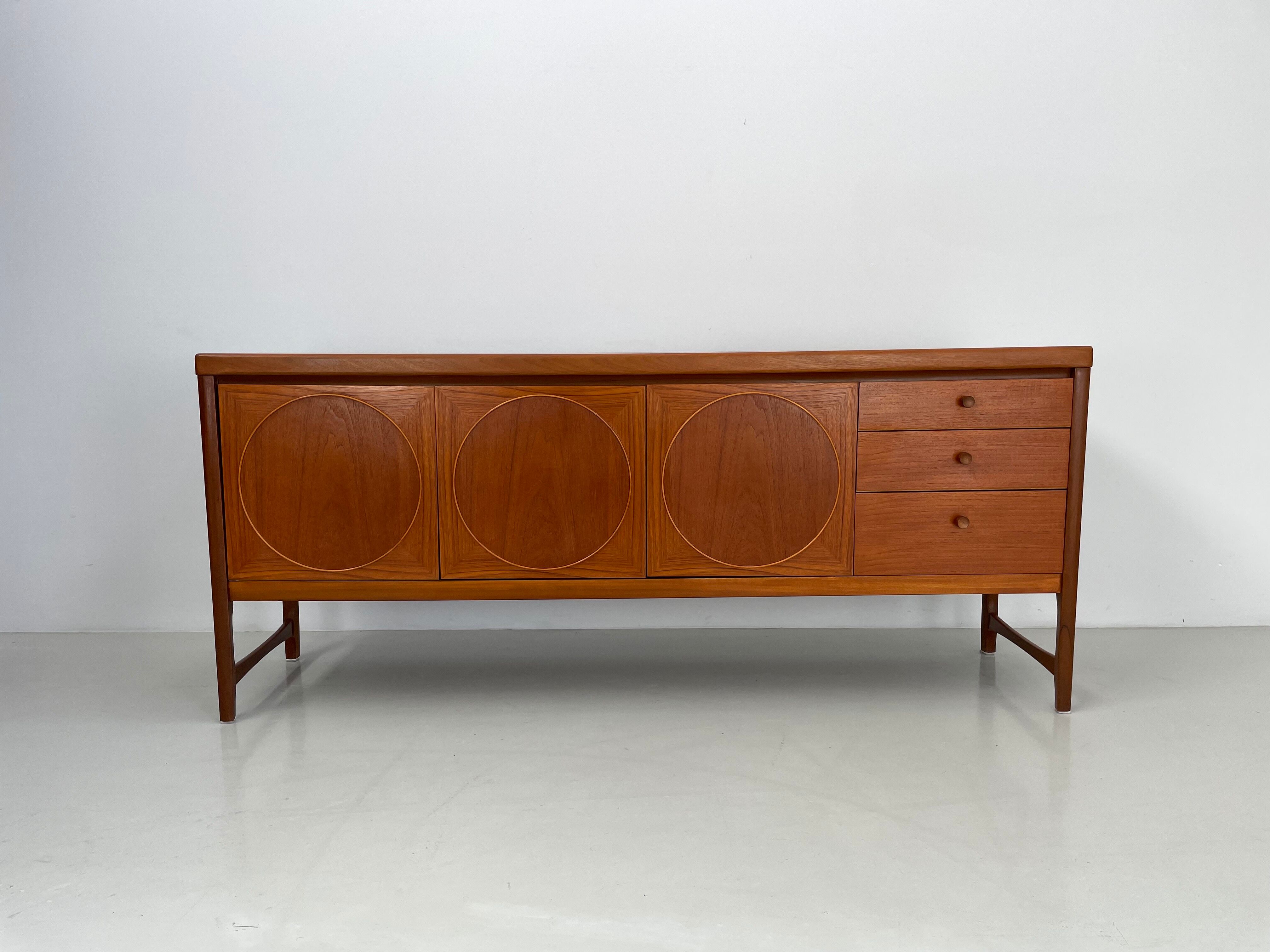 Vintage Nathan "Circle" sideboard 1960's