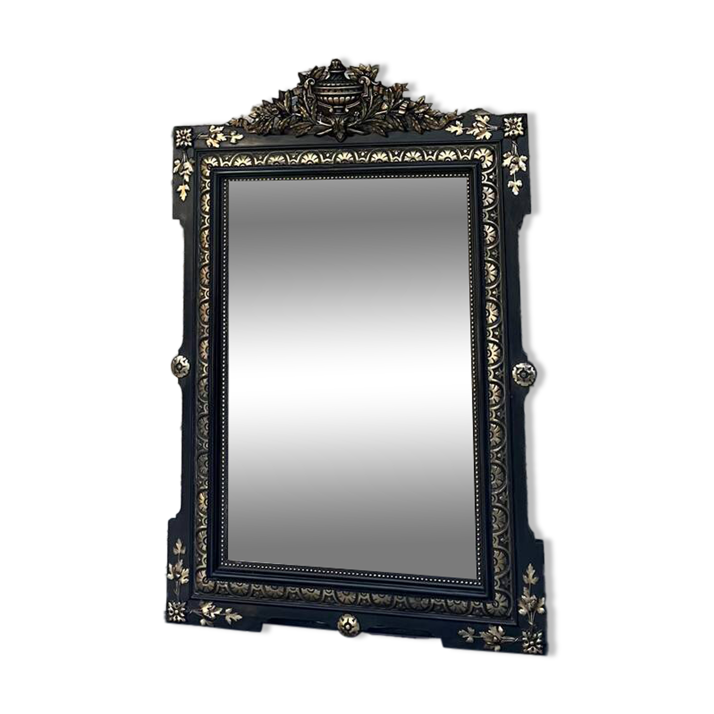 Antique Napoleon III mirror 124.5cm/83.5cm