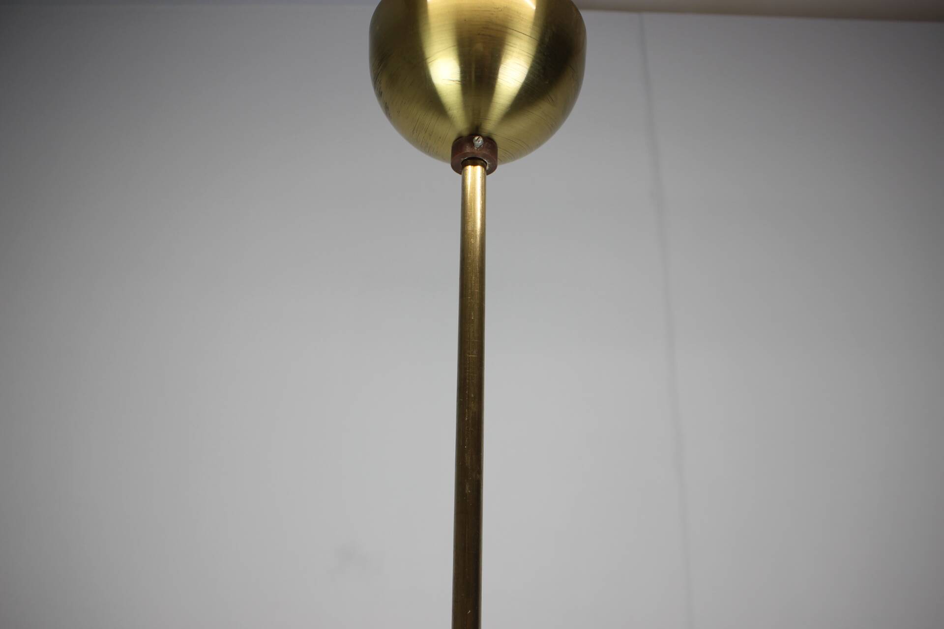 Art Deco UFO chandelier by Josef Hůrka for Napako, 1930s