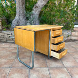 Desk ois and steel in the spirit of bauhaus 1950