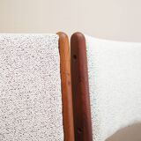 Set of four teak chairs, Danish design, 1970s, production: Denmark