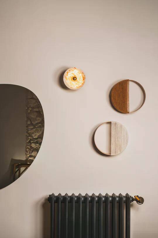 LISETTE - Glazed mixed earth - Wall light