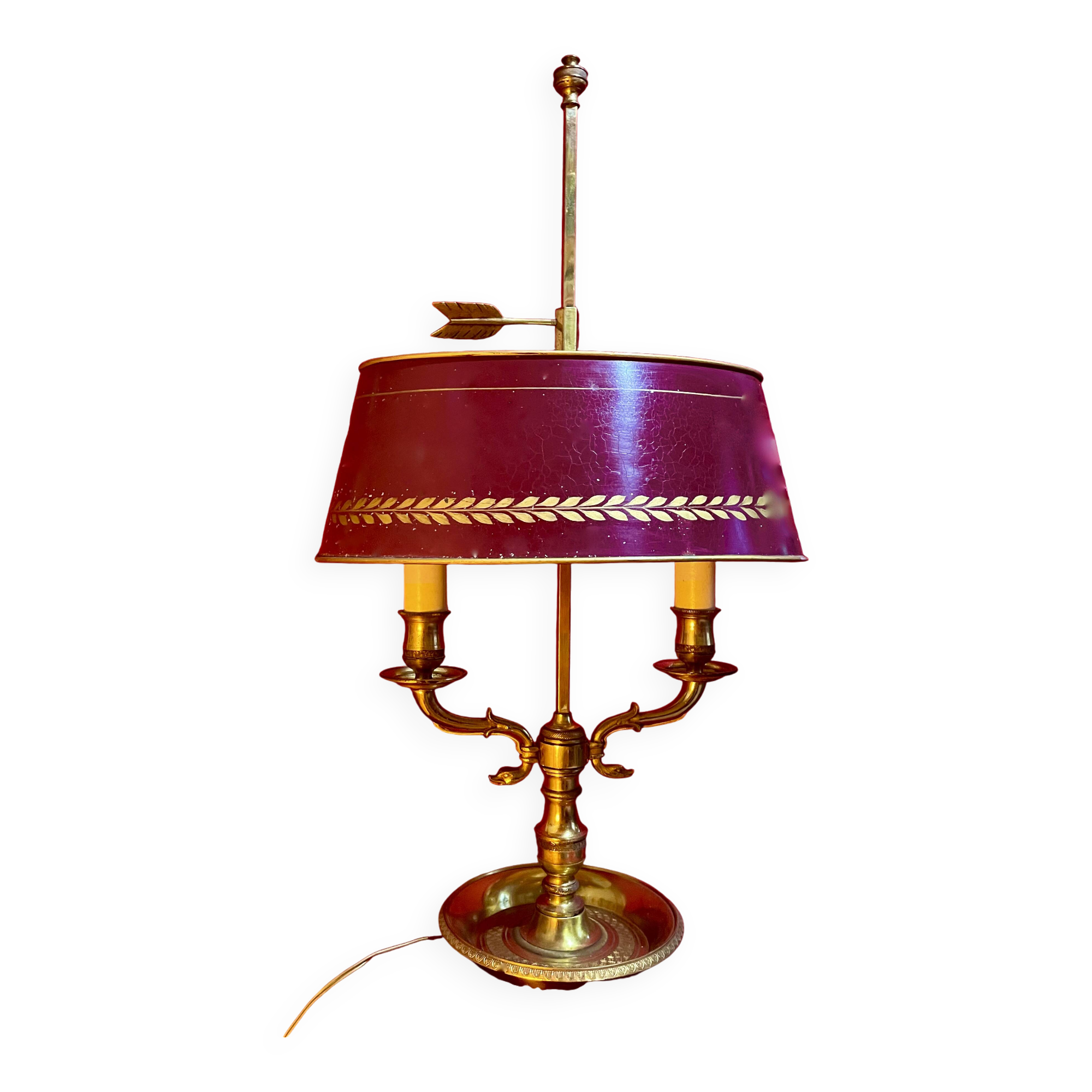 Vintage Empire Hot Water Bottle Lamp by Lucien Gau
