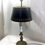 Lampe bouillotte empire à deux lumières