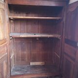 19th century walnut cabinet