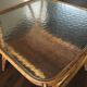 Rattan side table by Dirk van Sliedrecht for Rohé Noordwolde, 1950