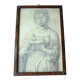 Dessin au crayon romantique antique