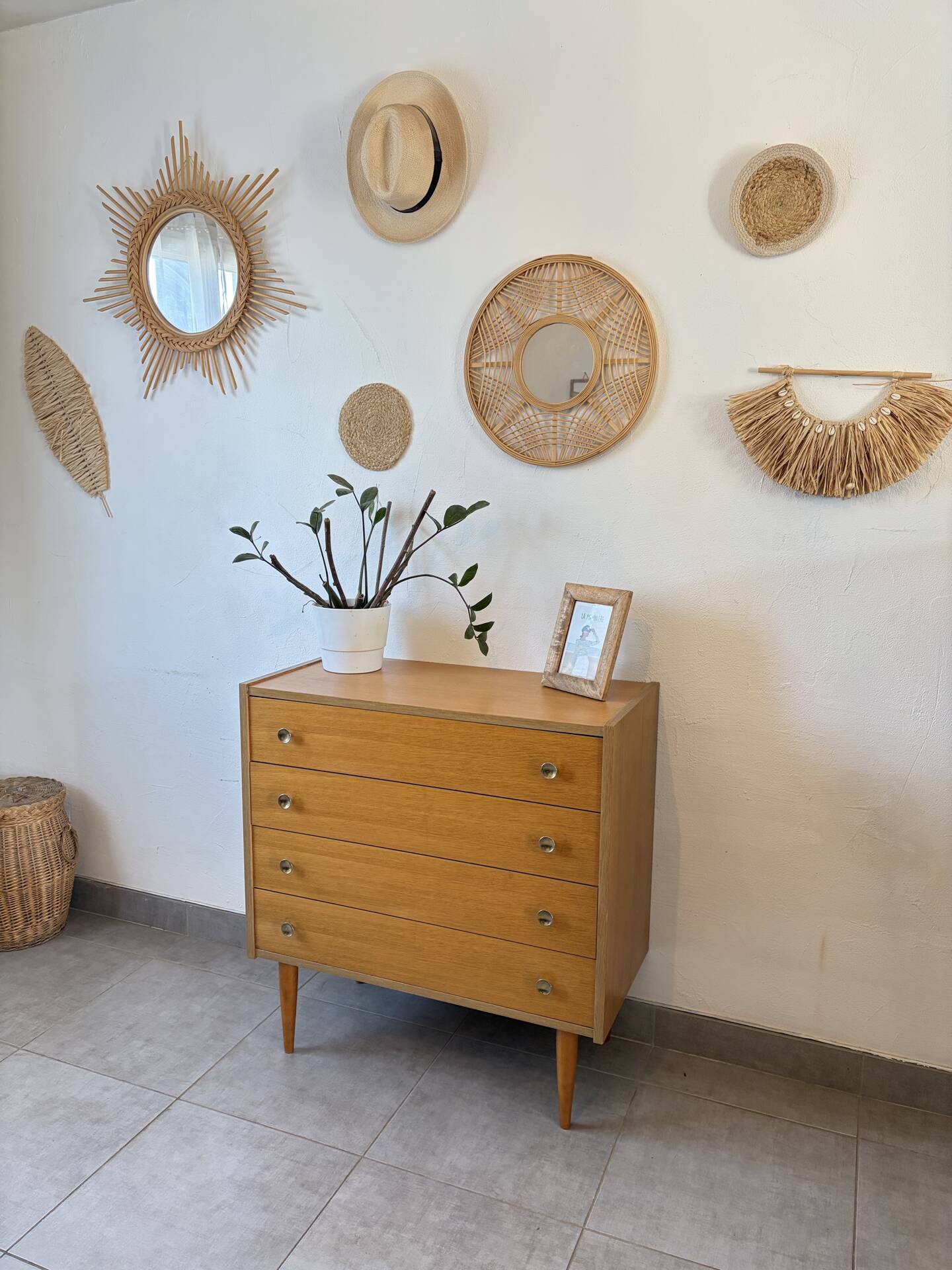 Vintage Scandinavian commode from the 1960s.